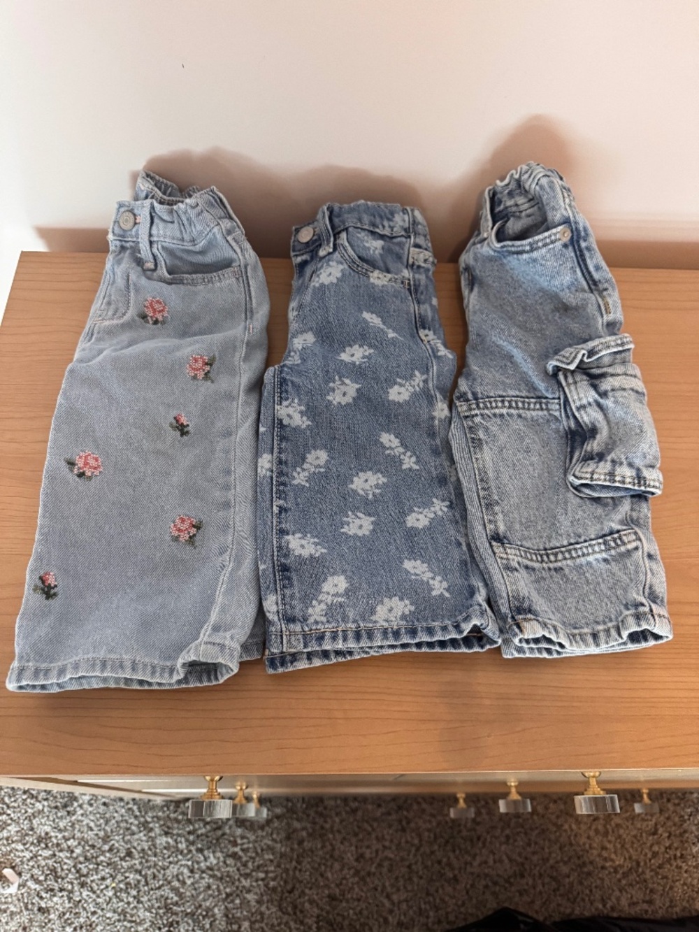 12-18 month old navy denim